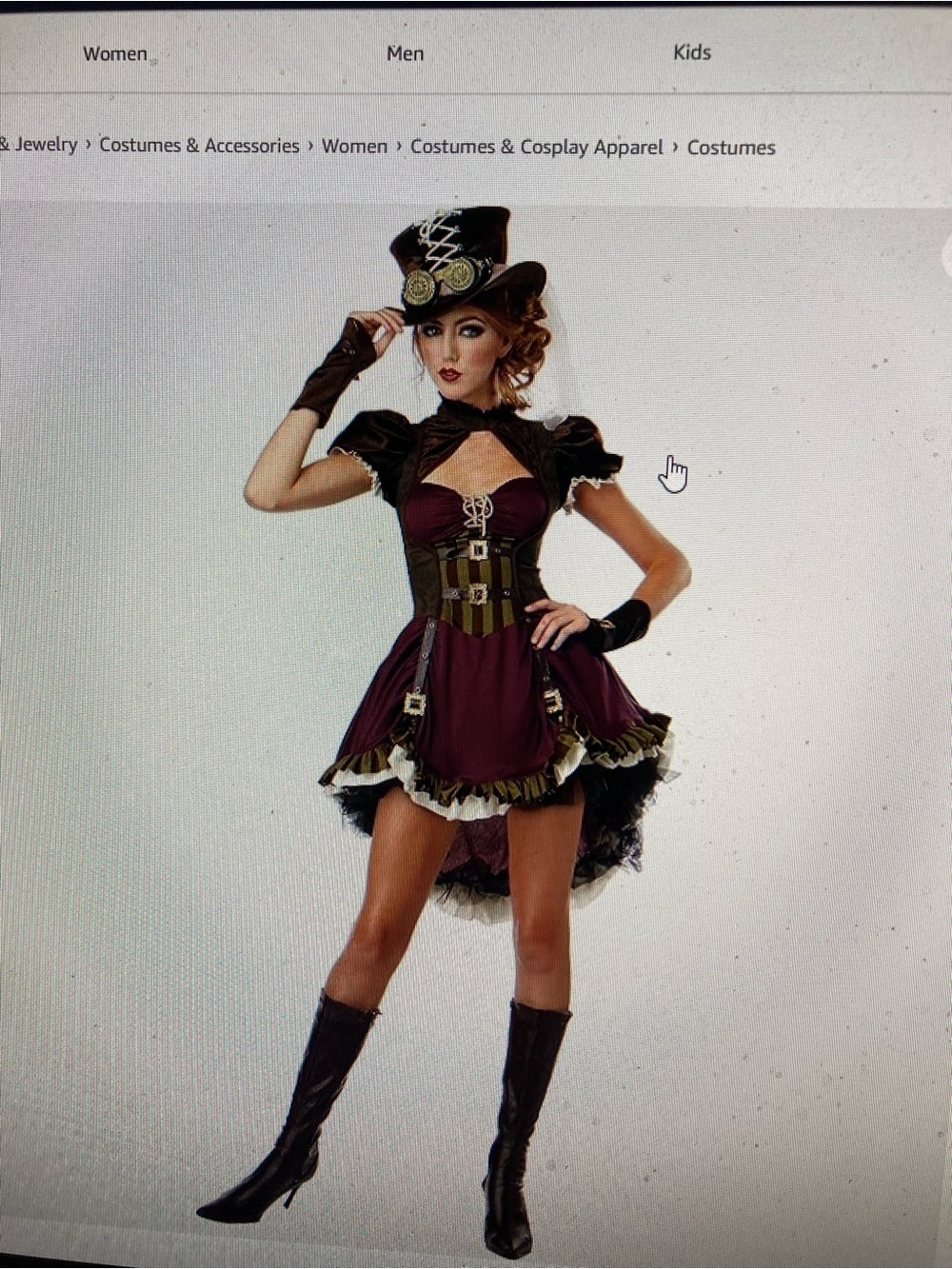 California Costumes women's steampunk cosplay